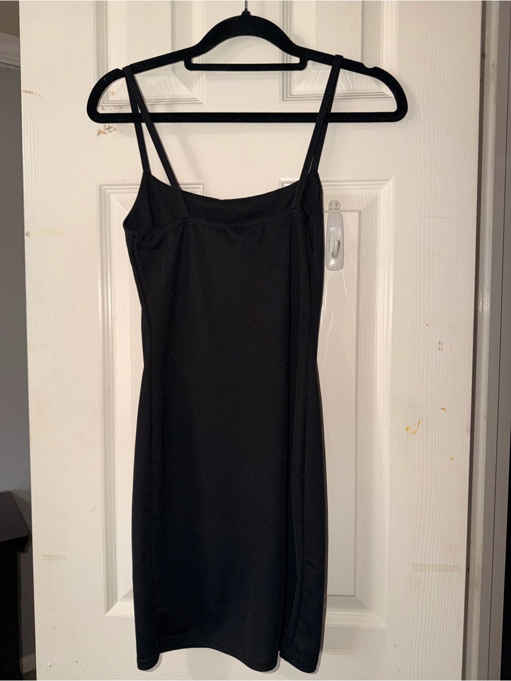 Classic Black Spaghetti Strap Dress - Women's
